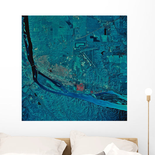 Satellite Pierre South Dakota Wall Decal