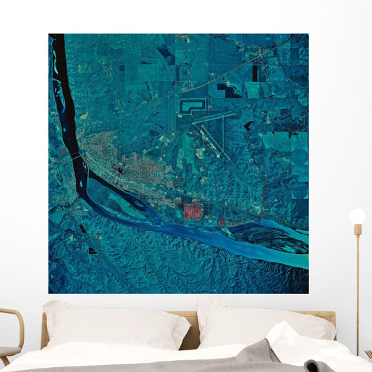 Satellite Pierre South Dakota Wall Decal