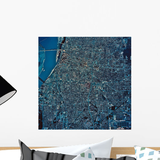 Satellite Memphis Tennessee Wall Decal Design 2