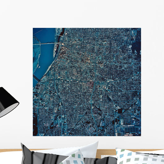 Satellite Memphis Tennessee Wall Decal Design 2