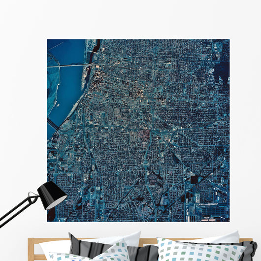 Satellite Memphis Tennessee Wall Decal Design 2