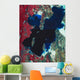 Satellite Image Great Salt Wall Decal