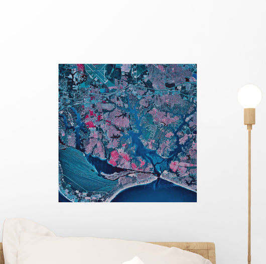 Satellite Virginia Beach Virginia Wall Decal