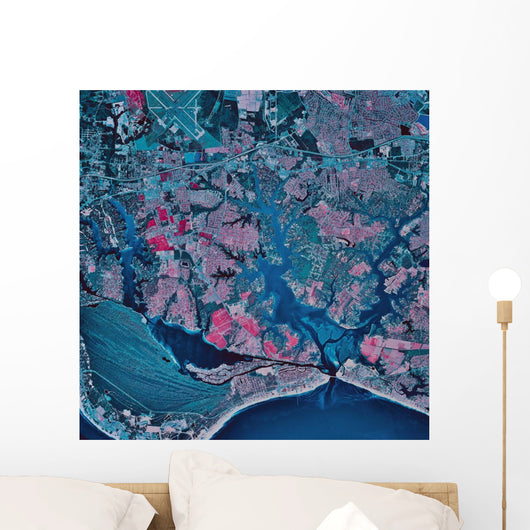 Satellite Virginia Beach Virginia Wall Decal