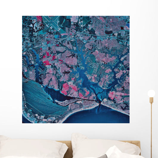 Satellite Virginia Beach Virginia Wall Decal