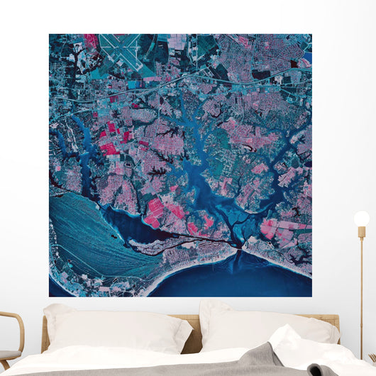 Satellite Virginia Beach Virginia Wall Decal