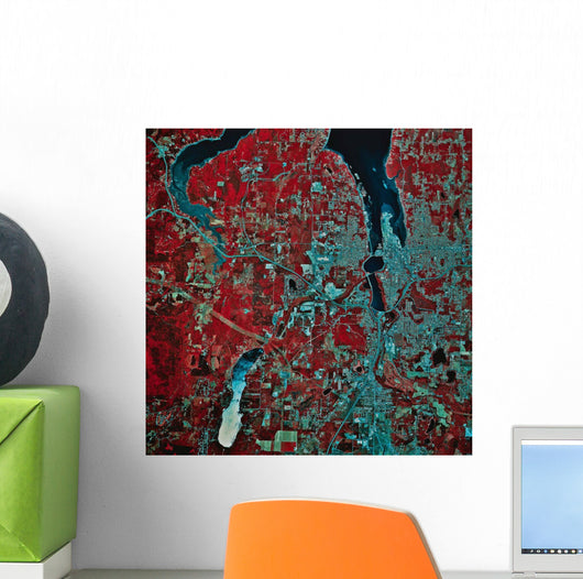 Satellite Olympia Washington Wall Decal