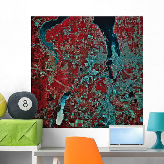 Satellite Olympia Washington Wall Decal