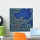 Satellite Madison Wisconsin Wall Decal