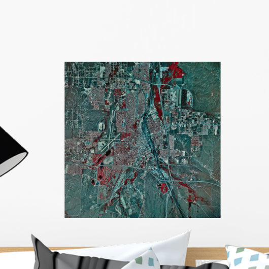 Satellite Cheyenne Wyoming Wall Decal