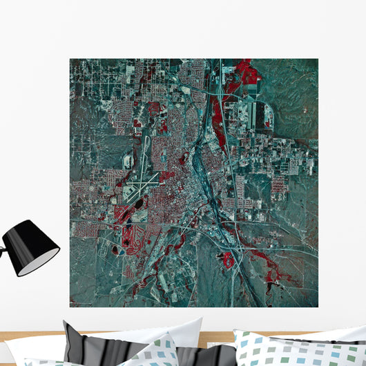 Satellite Cheyenne Wyoming Wall Decal