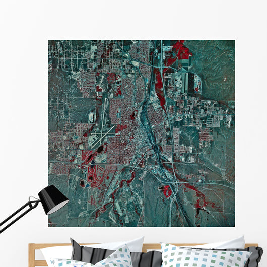 Satellite Cheyenne Wyoming Wall Decal