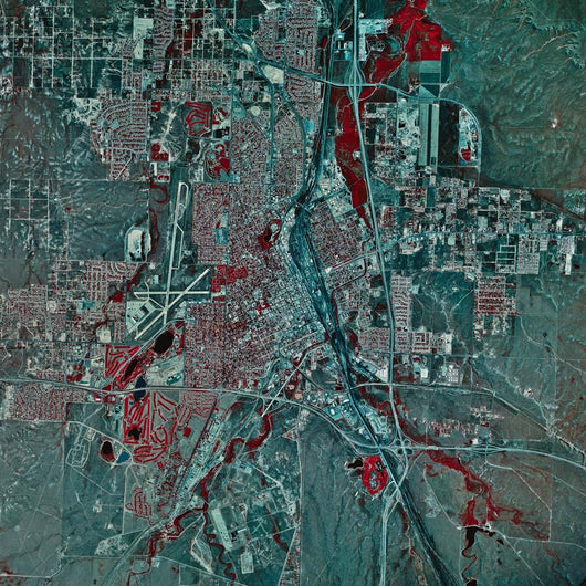 Satellite Cheyenne Wyoming Wall Decal