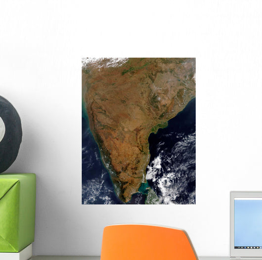 Satellite Southern India Wall Decal Design 1