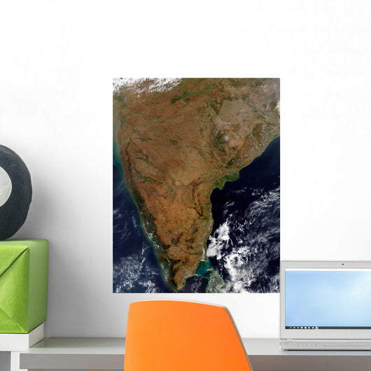 Satellite Southern India Wall Decal Design 1