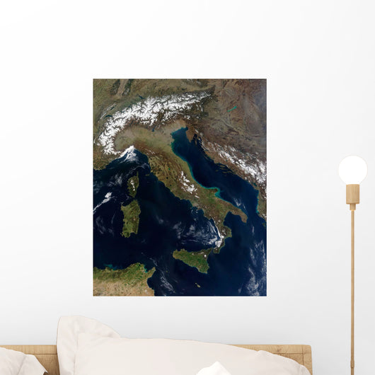 Satellite Italy Wall Decal Design 1