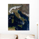 Satellite Italy Wall Decal Design 1