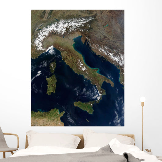 Satellite Italy Wall Decal Design 1