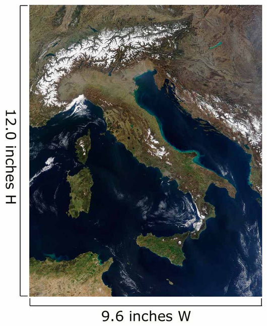 Satellite Italy Wall Decal Design 1