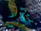 Satellite Bahamas Florida and Wall Decal