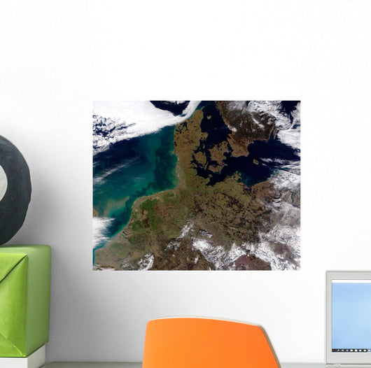 Satellite North Western Europe Wall Decal