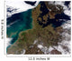 Satellite North Western Europe Wall Decal