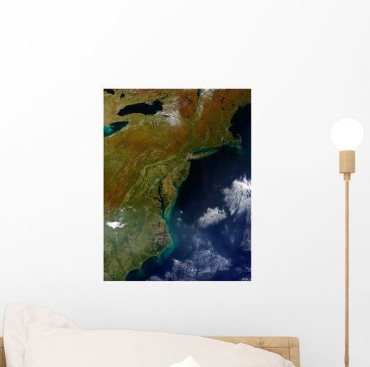 Satellite United States East Wall Decal Design 2