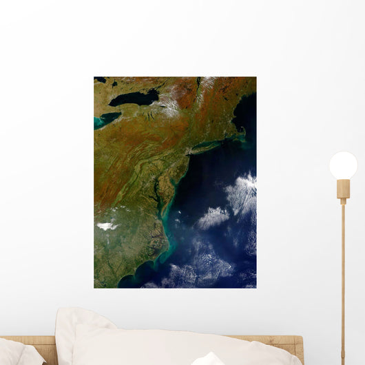 Satellite United States East Wall Decal Design 2