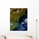 Satellite United States East Wall Decal Design 2