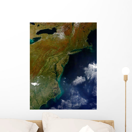 Satellite United States East Wall Decal Design 2
