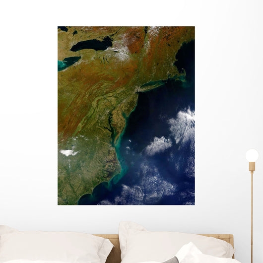 Satellite United States East Wall Decal Design 2