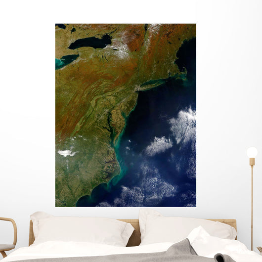 Satellite United States East Wall Decal Design 2