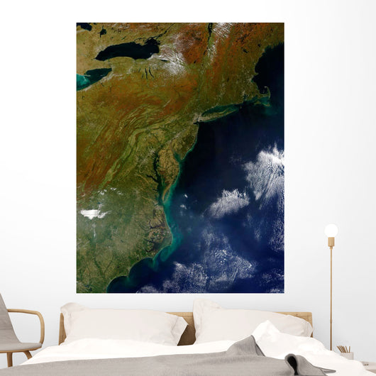 Satellite United States East Wall Decal Design 2