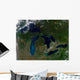 Satellite Great Lakes Wall Decal Design 2