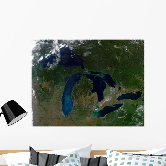 Satellite Great Lakes Wall Decal Design 2