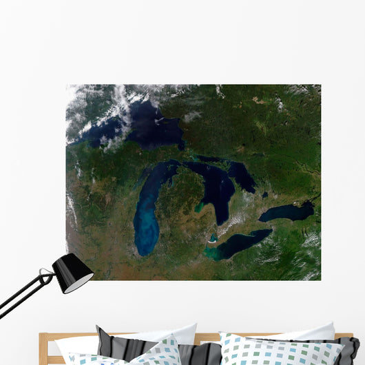 Satellite Great Lakes Wall Decal Design 2