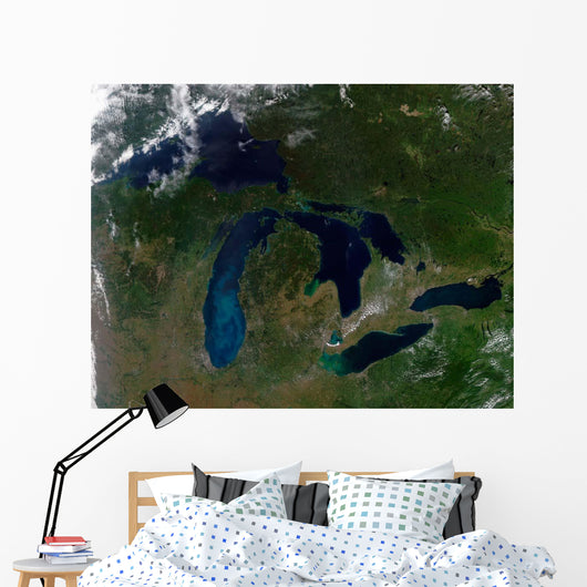 Satellite Great Lakes Wall Decal Design 2