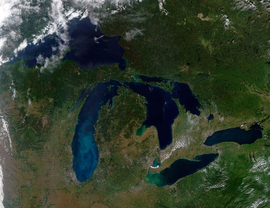 Satellite Great Lakes Wall Decal Design 2