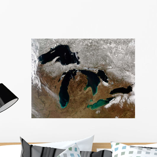 Satellite Great Lakes Wall Decal Design 3