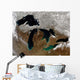 Satellite Great Lakes Wall Decal Design 3
