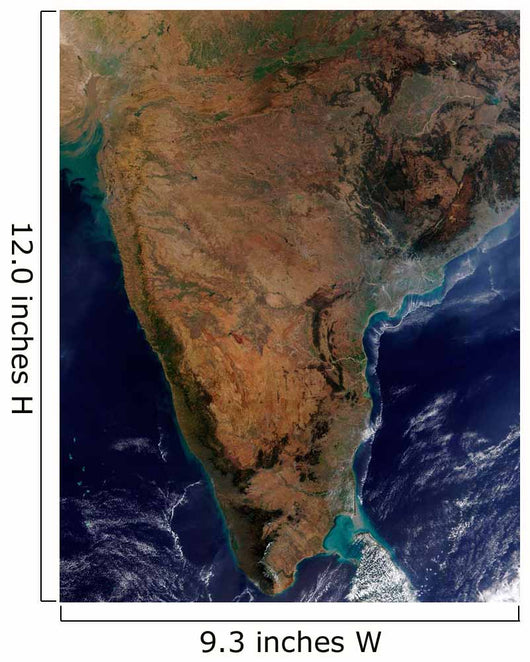 Satellite Southern India Wall Decal Design 2