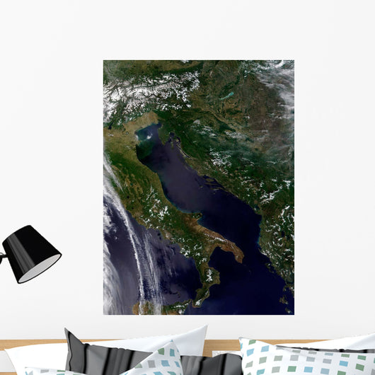 Satellite Italy Wall Decal Design 2