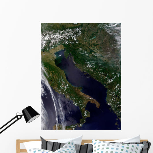 Satellite Italy Wall Decal Design 2