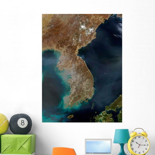Satellite Korea Wall Decal