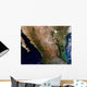 Satellite Northern Mexico Wall Decal