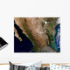 Satellite Northern Mexico Wall Decal