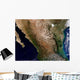 Satellite Northern Mexico Wall Decal