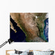 Satellite Northern Mexico Wall Decal