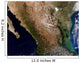Satellite Northern Mexico Wall Decal