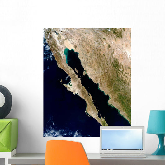 Satellite Gulf California Wall Decal